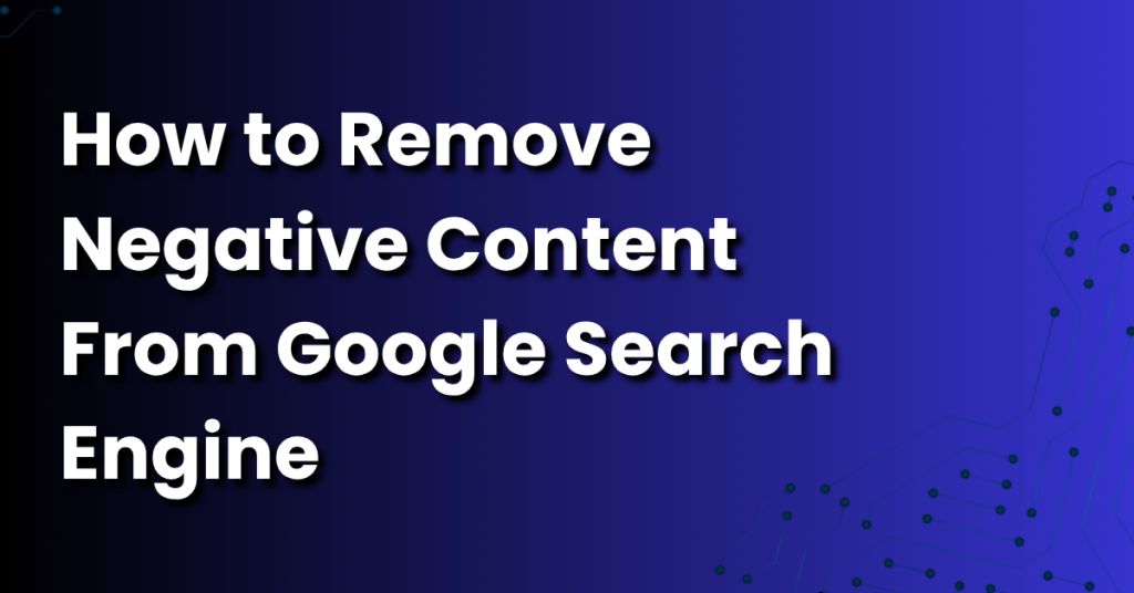 Remove Negative Content